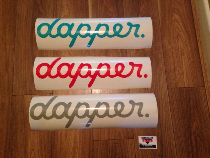 Large dapper sticker for Euro, Vw, jdm etc.