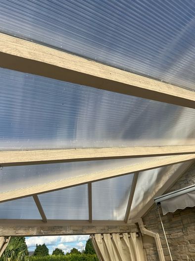 Pergola / lean to house / side passage roof
