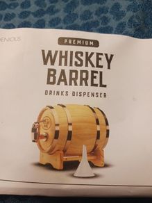 wooden whiskey barrel