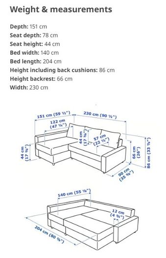 Corner Sofa-Bed with storage