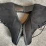 Black Suedette Lace Up Ankle Boots Size 5! Image 6