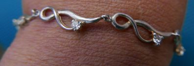 Vintage Sterling Silver 925  Bracelet 5.0g L-8"