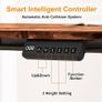 Height Adjustable Electric Standing Desk - 100x60 cm Stand Up Table Desk Thick Splice Board, Smart Control Panel 3 Memory Heights, Anti-Collision System, Sit Stand Desk for Home Office Image 3