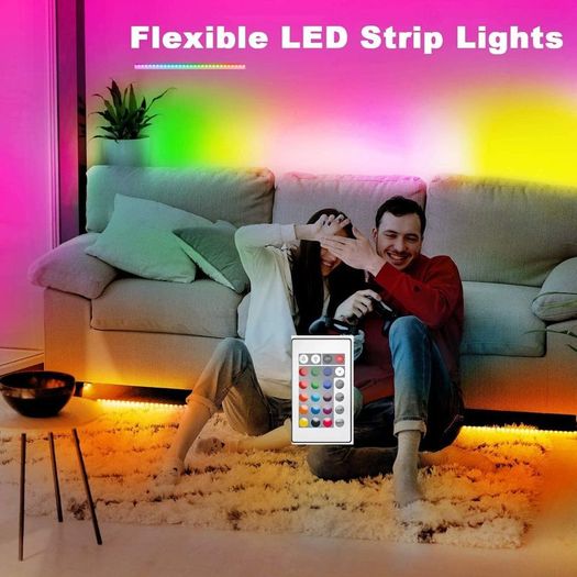 LED Strip Light 10M/20M Led Lights Smart Bluetooth App Control Music Sync Mode Flexible Led Lights for Bedroom Kitchen Gaming Room 10 Meters Roll(Energy Class A++)