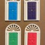 Georgian Door fridge magnets Image 2