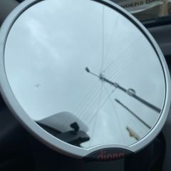 Rear facing mirror for baby