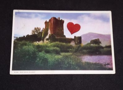 Ireland Postcard : Ross Castle , Killarney , Co. Kerry - 1940s