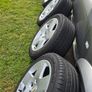 Original Audi A8 D3 Fat Five 18Inch Alloy Wheels With Tyres 255 45 R18 Image 7
