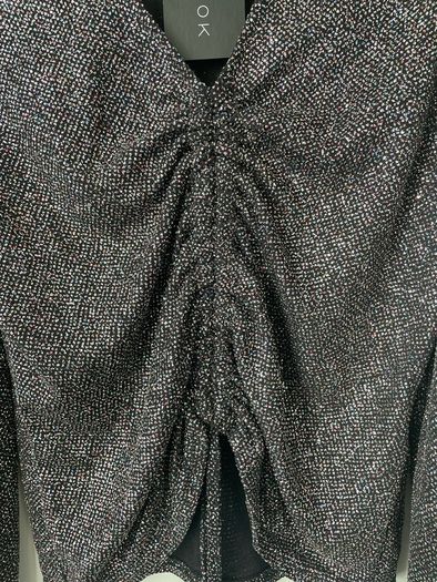 New Look Glitter Ruched top size 12