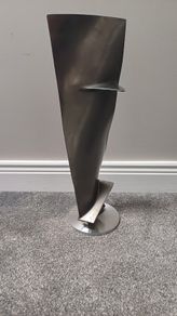 Large Mounted Boeing 737 CFM 56-3 Titanium Jet Engine Blade, Aircraft,Aviation