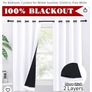 White blackout curtains Image 2