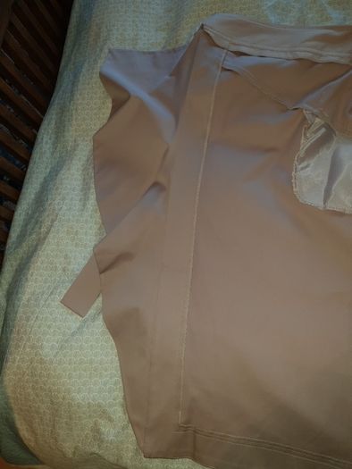 V by Very blush pink/beige wrap skirt size 10 bnwt