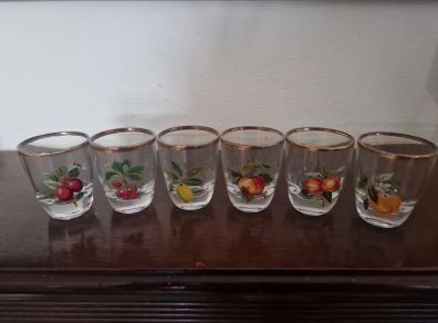 vintage shot glasses