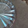 Large Tudor Crystal Vase,etched on base Image 5