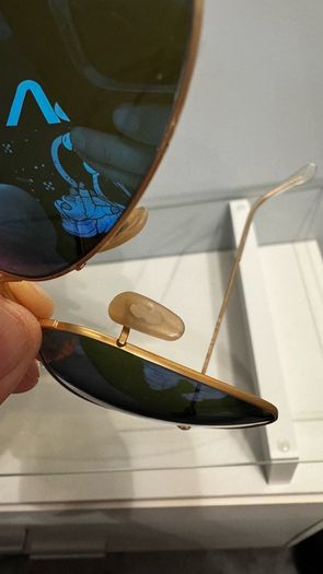 Ray Ban Aviator Mirror Blue