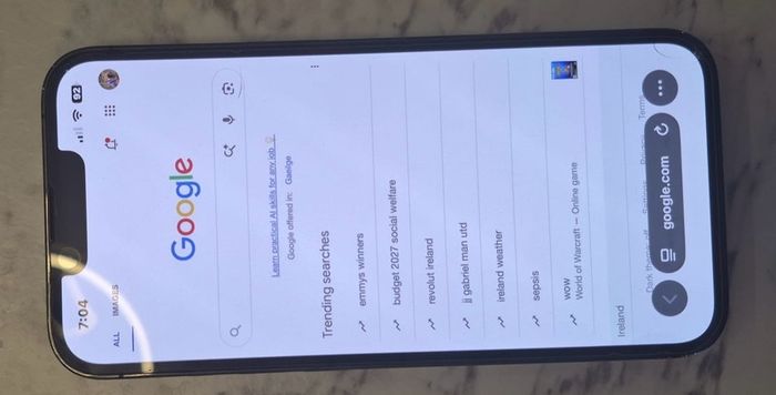 IPhone 13 Pro 128GB Grey - Works pefect but has broken back glass
