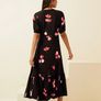 Floral V-neck Dress Size 14 Image 2