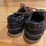 Timberland Kids leather UK 3 navy boat shoes Image 5