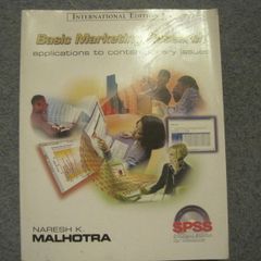 International Edition Basic Marketing Research by Naresh K. Malhotra