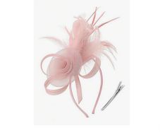 Lovely Pink Hair Accessories - clip on & headband