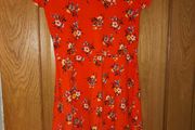 red print dress