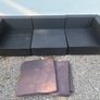 VidaXL Garden Couch - Black Rattan Image 2