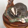 Vintage Royal Doulton Badger Figurine from The Wildlife Collection Image 2