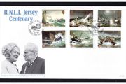 1984 Jersey Jersey Lifeboat (1st Series) (Centenary of RNLI) Stamps First Day Cover (FDC)