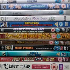 Monty Python John Cleese DVD Bundle Fawlty Towers Life of Brian Holy Grail, Time Bandits