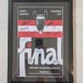 Liverpool FC 1977 European Cup Final Signed Framed Programme Printed Poster (A3) Image 4