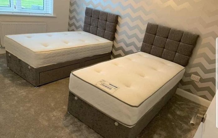 Single Divan Bed with mattress