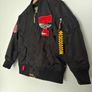 Top Gun Tom Cat Bomber Flight Patch | Blue Jacket Pilot nylon | Boy Youth Size 10 Image 4
