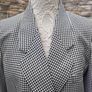 Black and White houndstooth blazer size 12 or  14 Postage included Image 3