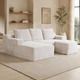 Softy Compressed Modular Sofa c/w Chaise & Ottoman