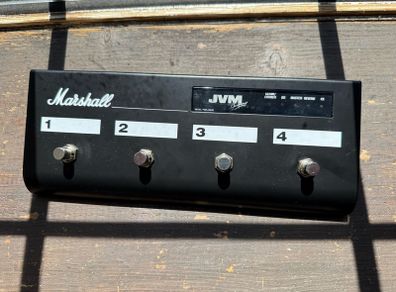 Marshall JVM Footswitch 4 button PEDL-00045 for JVM205 JVM210