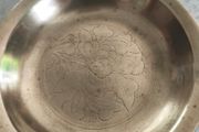 Small 9.5 CM. brass dish made in India.