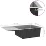 Handmade Kitchen Sink with Strainer Stainless Steel Image 8