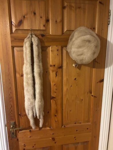 Vintage Double Mink Fur Stole/Scarf/Wrap Excellent Condition