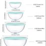 Brand New 4 Piece Glass Bowl with Lid, Image 5