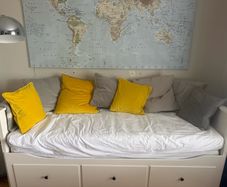 IKEA HEMNES Day-bed with 3 drawers, 2 mattresses, mattress protectors and sheets. Full package.