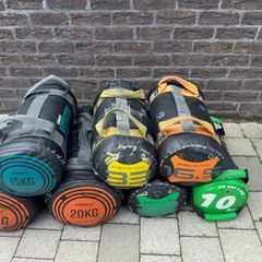 7 x Commercial Sandbags/Power Bags 7.5kg - 20kg