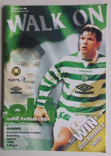 Celtic Programmes 1999/2000 x 5 (incl P+P)