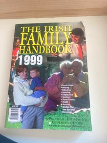 Vintage 90's "The Irish Family Handbook 1999" Book.
