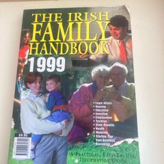 Vintage 90's "The Irish Family Handbook 1999" Book.