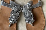 Monsoon Sandals Flats Size 40 Leather