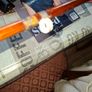 Rare Antique Milwards Fishing Rod, A genuine white agate stone Image 7