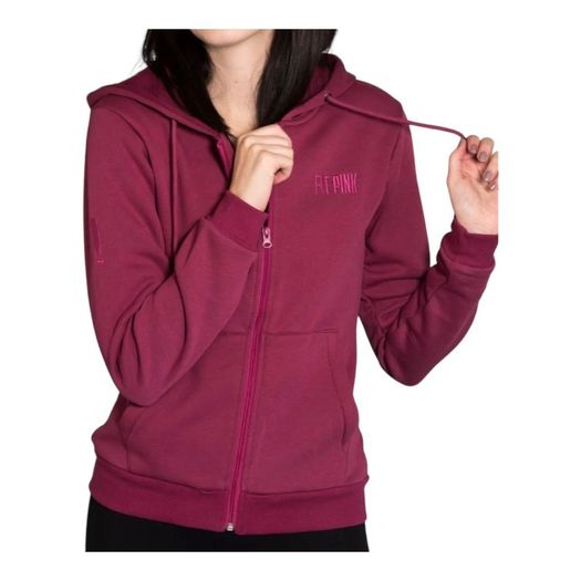 Pink fleece Hoodie | FitPink |Size UK8
