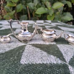 WW11 Irish Sterling Silver Minature Tea Service (1941)