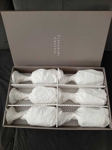 Tipperary Crystal 6 Wine Glasses