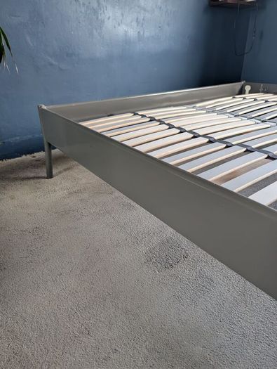 double bed frame metal ikea